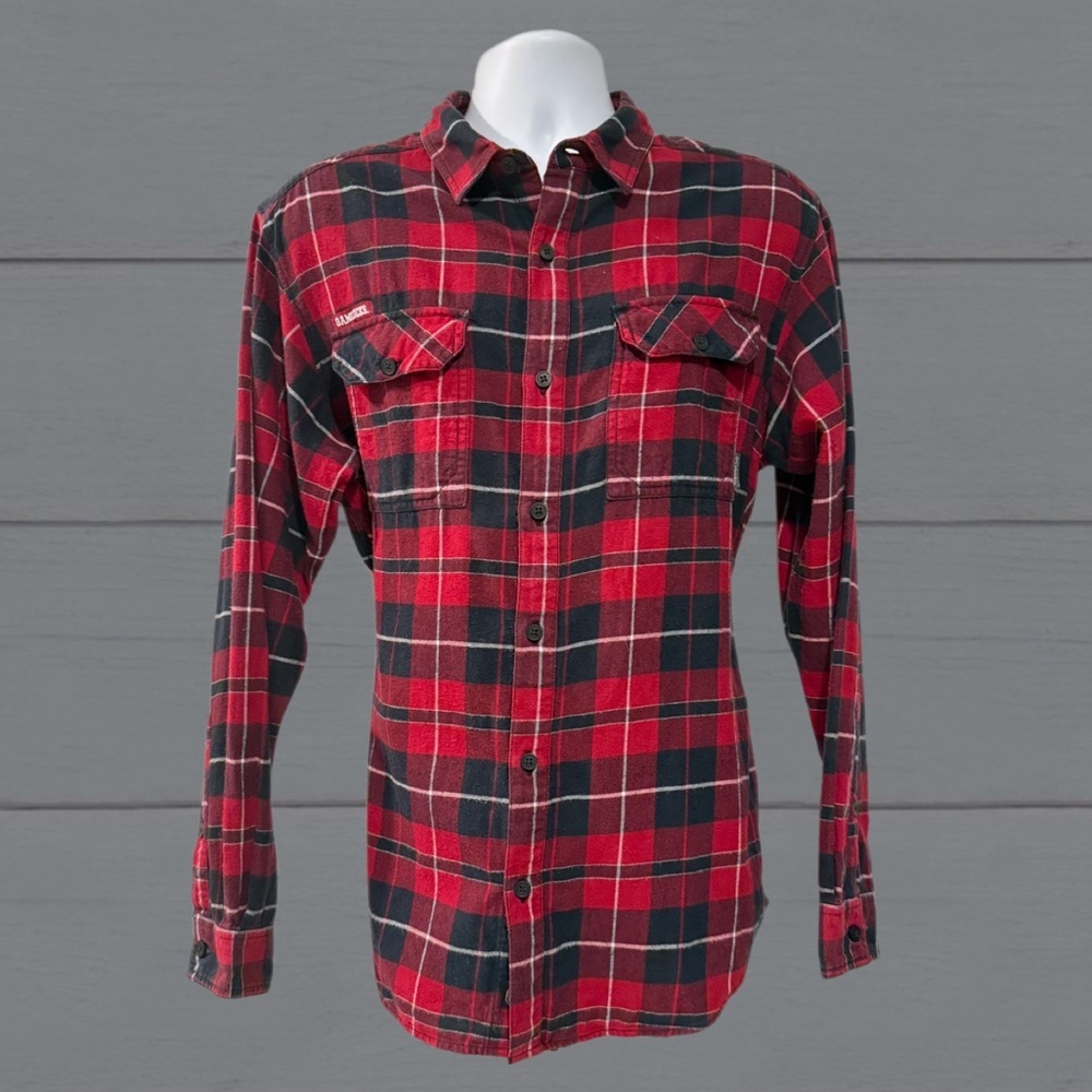 Columbia Gamecocks Red Plaid Flannel Shirt | Omni-Wick | Men’s Size - Large